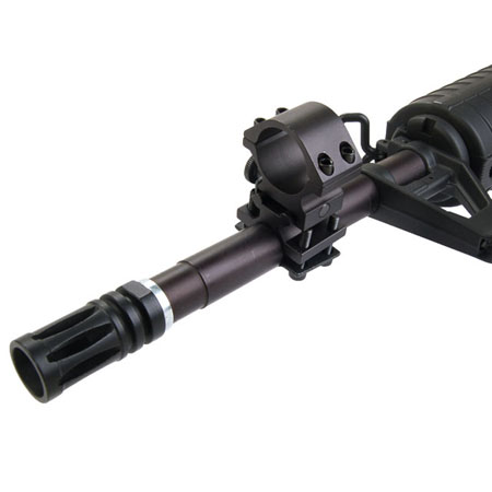 1 Inch Quick Detach Rail / Barrel Flashlight Mount Fits LF1 Tac5